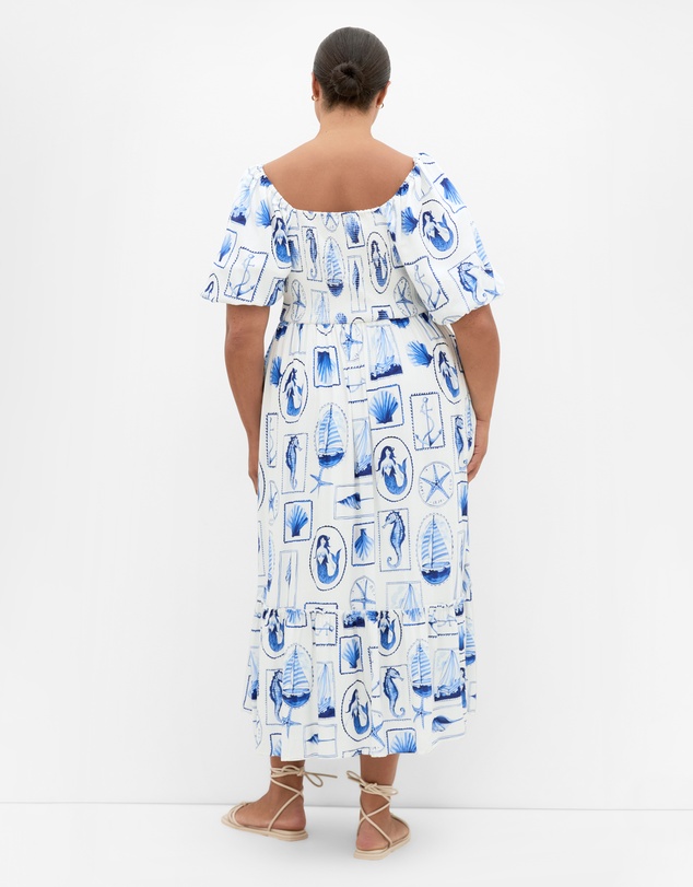 City Chic - Giselle Amalfi V Neck Maxi Dress