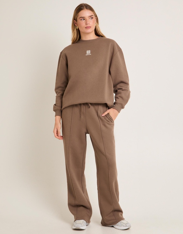 Subtitled - Spiros Oversized Crew Jumper