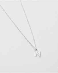 Kirstin Ash - N Outline Initial Necklace