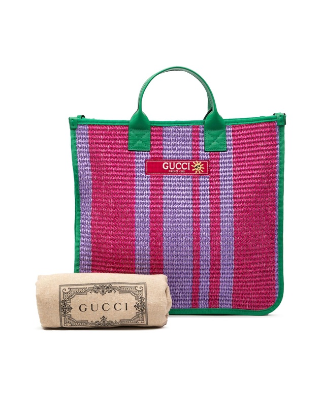 Pre-Loved by Azura Reborn - Pre-Loved Children Woven Canvas Logo Firenze 1921 Tote