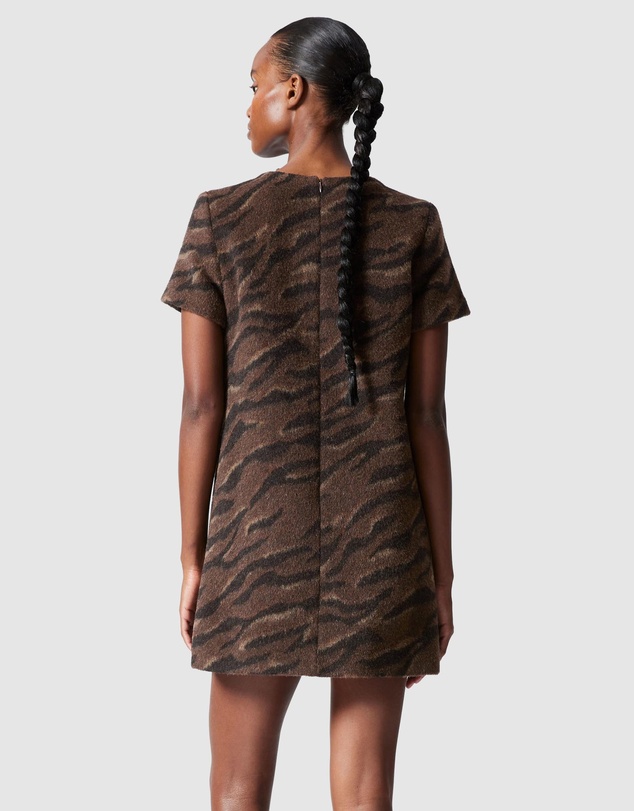 & Other Stories - Wool Jacquard Mini Dress