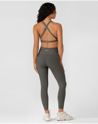 Lorna Jane - Perform Washed Rib Ankle Biter Leggings