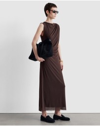 & Other Stories - Draped Sleeveless Midi Dress