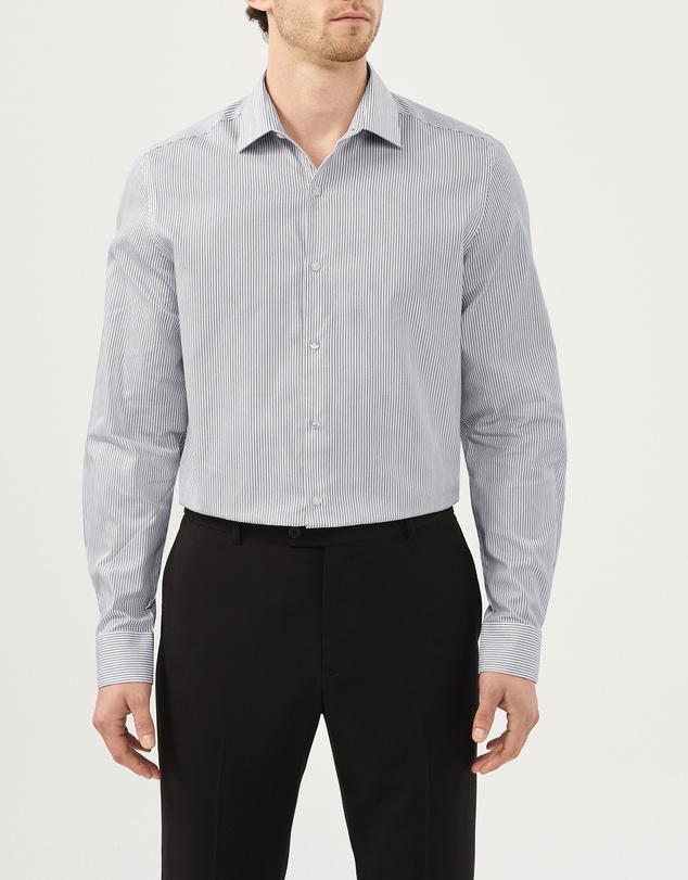 Van Heusen - Stripe Poplin Shirt