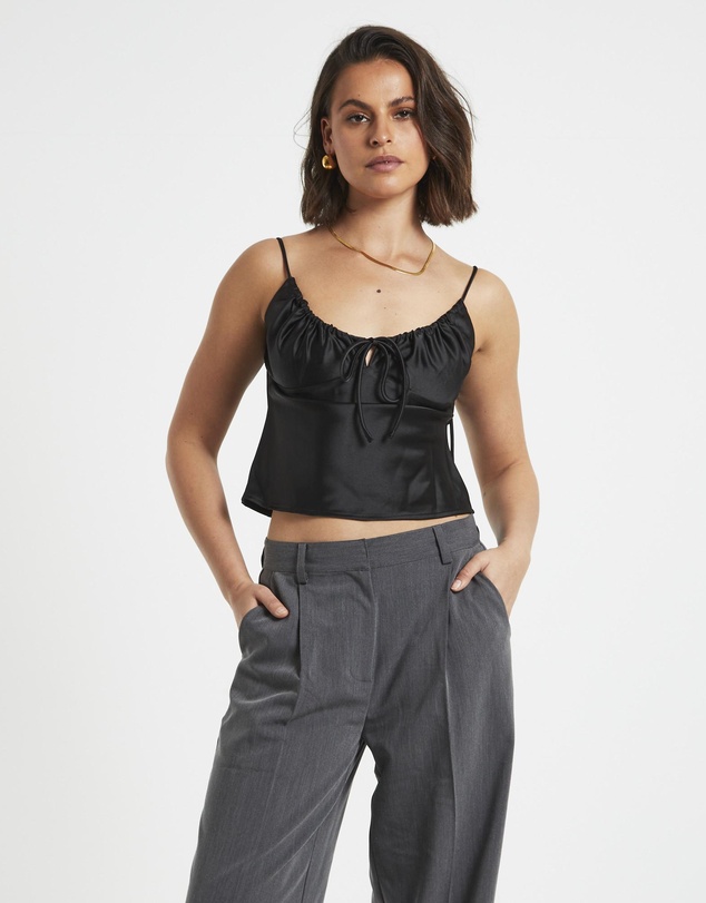 Alice In The Eve - Ruby Romantic Slip Top