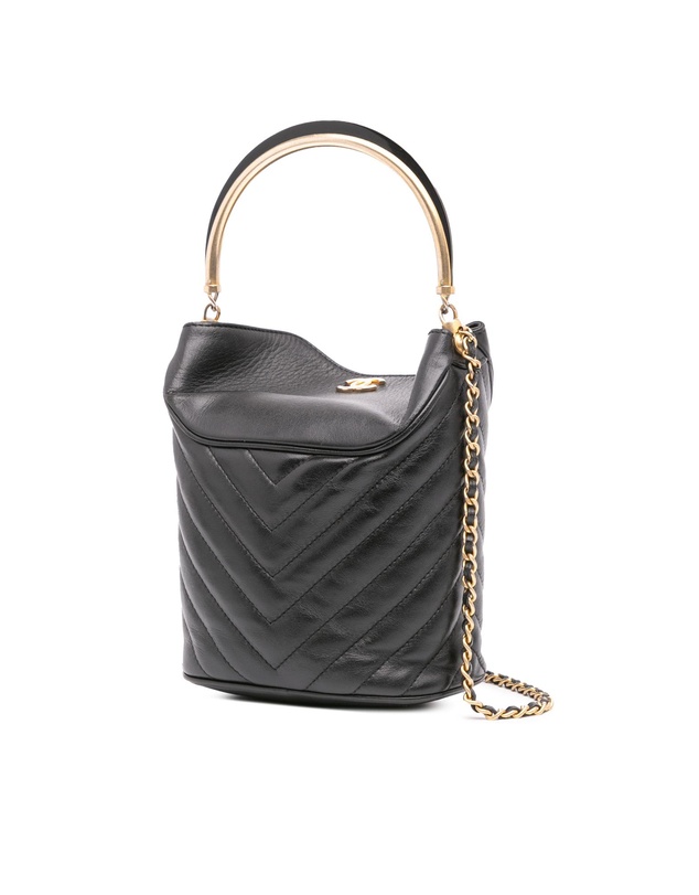 Pre-Loved by Azura Reborn - Pre-Loved chanel Quilted Leather Bucket Bag