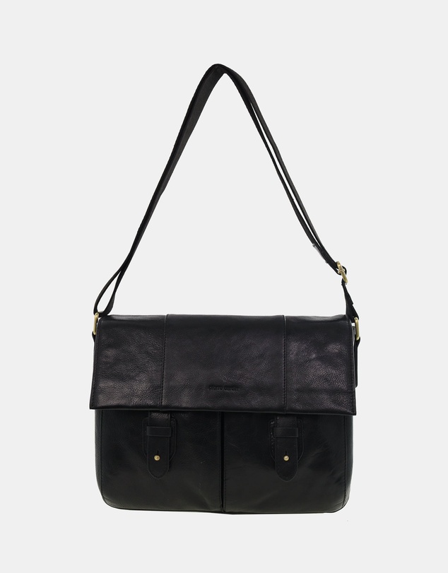 Pierre Cardin - Pierre Cardin Men's Rustic Messenger/Computer Bag