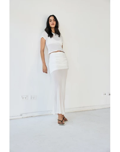 AERE - Asymmetric Maxi Skirt