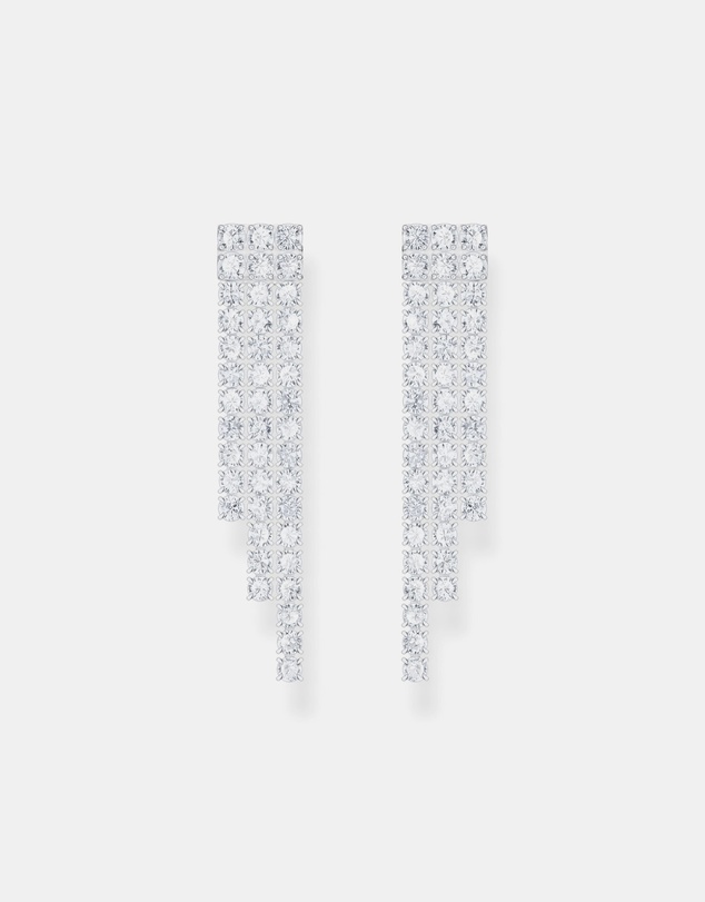 THOMAS SABO - Earrings in waterfall design with white zirconia