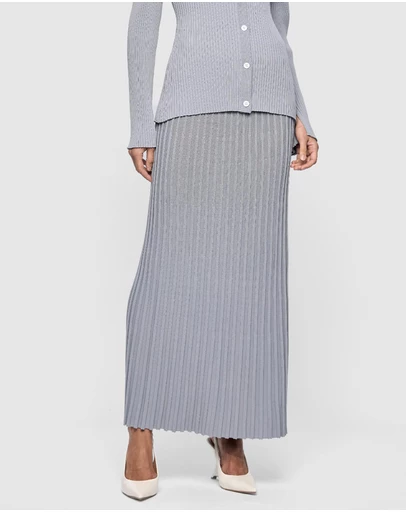 Staple the Label - Vera Rib Knit Midi Skirt