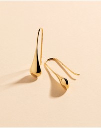 Najo - My Silent Tears Yellow Gold Earring
