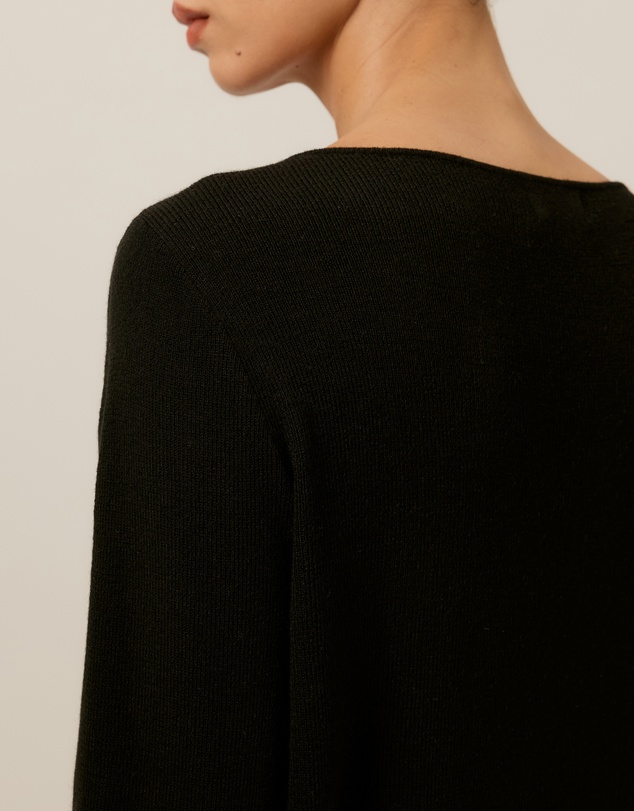 Tussah - Violet Fine Knit Boat Neck Top