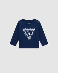 GUESS - Long Sleeve Logo T-Shirt
