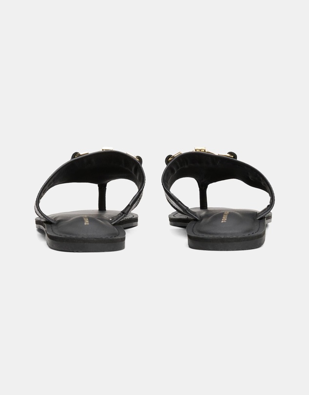 Tommy Hilfiger - Mixed Leather Thongs - Women's