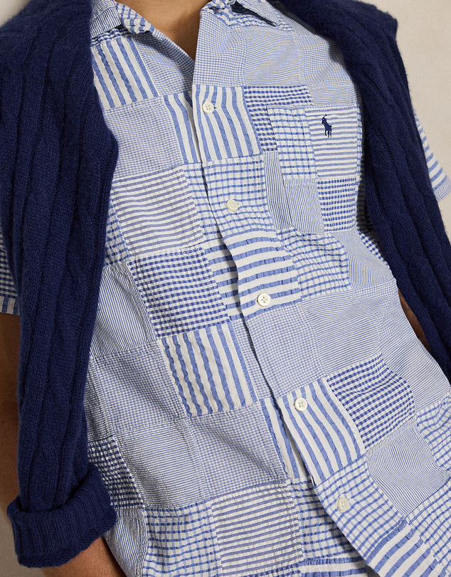 Polo Ralph Lauren - Classic Fit Patchwork Seersucker Shirt