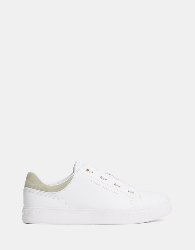 Tommy Hilfiger - Leather Cupsole Sneakers - Women's