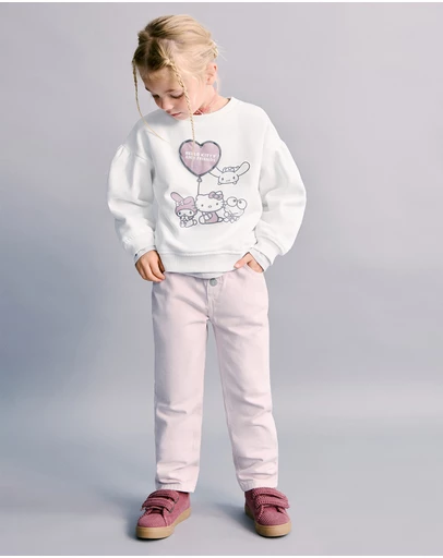 M.N.G - HK Heart Sweatshirt - Babies-Kids