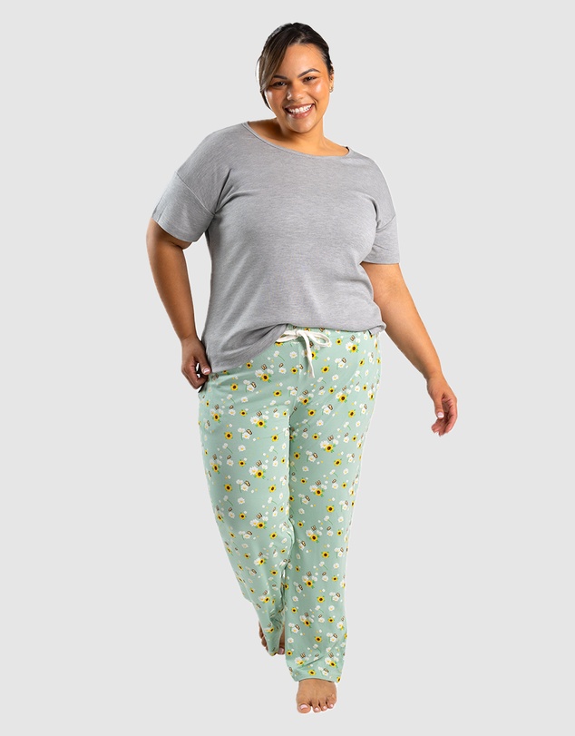 Bamboozld - Womens Flowers Jersey Lounge Pant