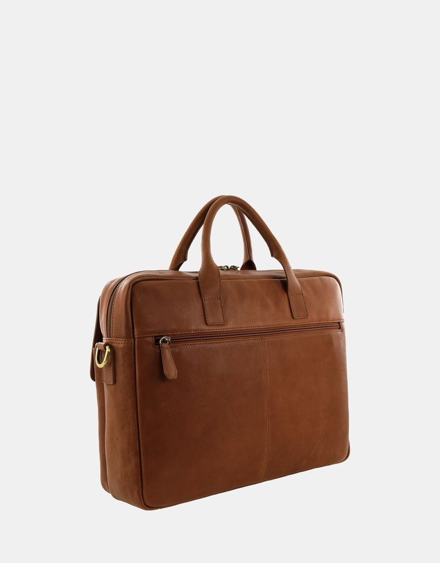 Pierre Cardin - Pierre Cardin Men's Leather Classic Messenger/Computer Bag