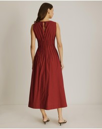 Atmos&Here - Anna Pintuck Maxi Dress