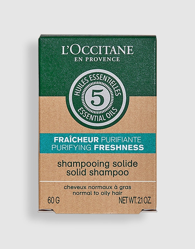 L'Occitane - Purifying Freshness Solid Shampoo 60g