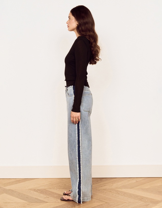MINKPINK - Tate Contrast Denim Jeans