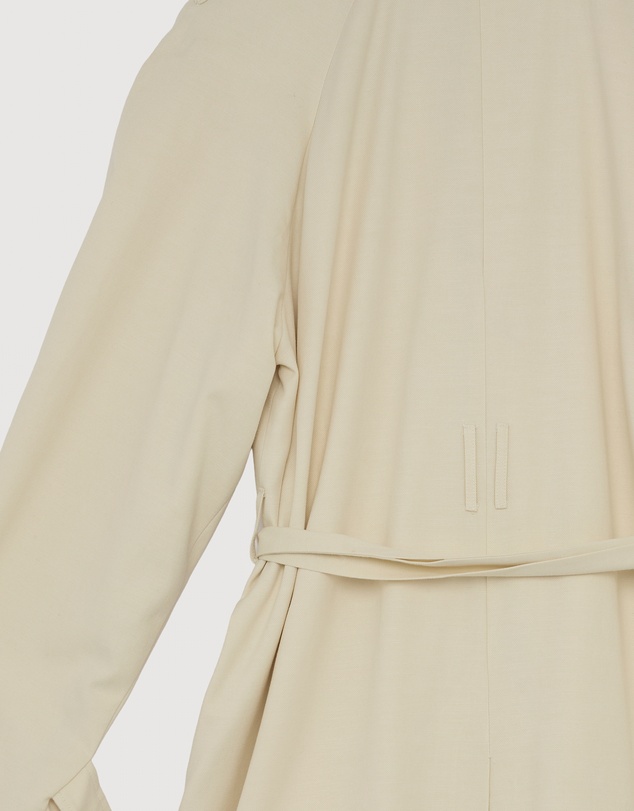 Revibe - Repaired Minima Esenciales Isra Cotton Twill Trench Coat - AU 12