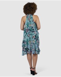 Pink Dusk by Curve Project - Raptures Kiss Dress