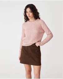 Forcast - Andie Cable Knit Jumper