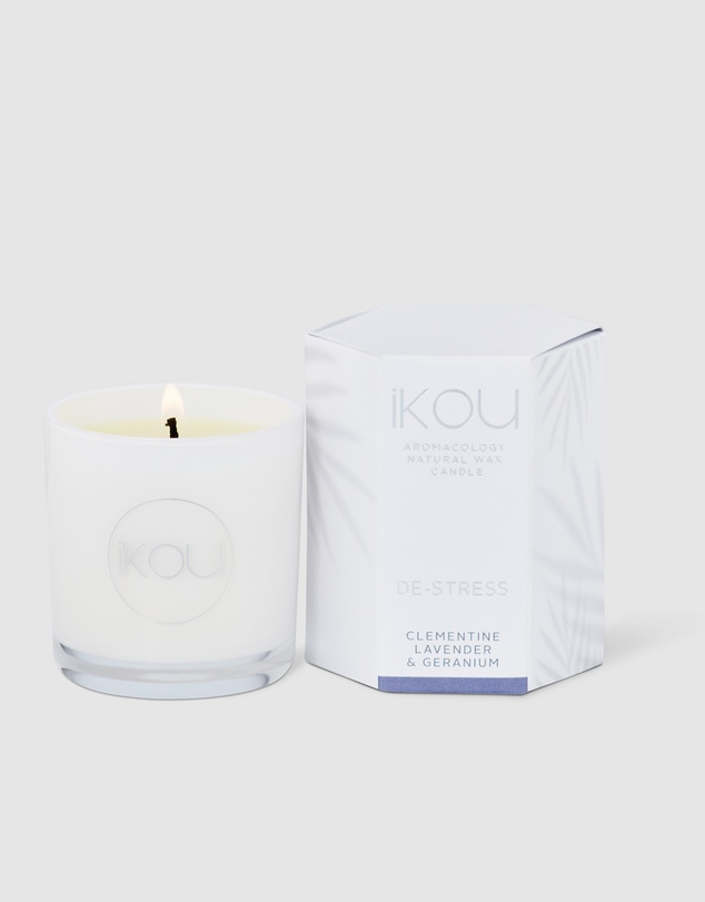 IKOU - Eco-Luxury Candle Glass De-Stress