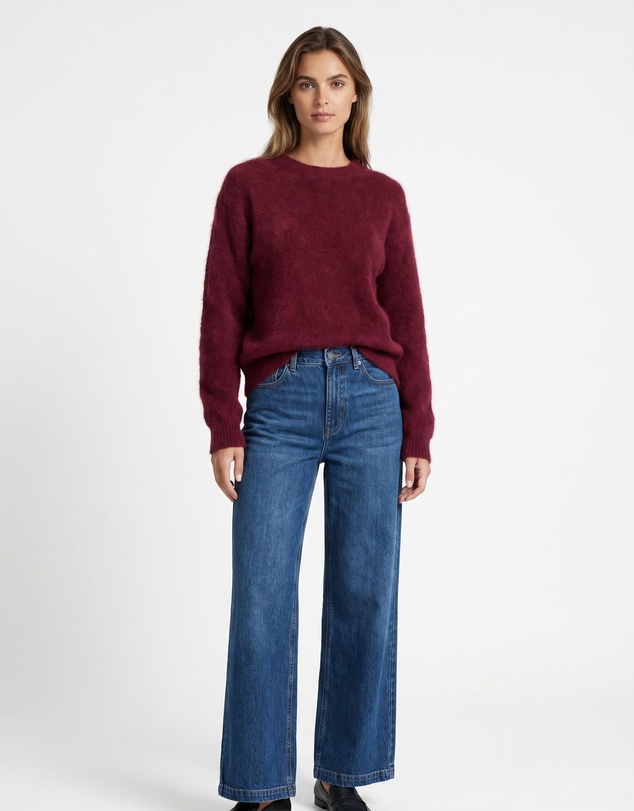 SILK MAGNOLIA - Brushed Cashmere Jumper