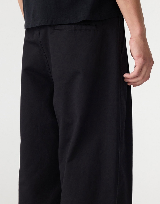 Bassike - Cotton Relaxed Pleat Pants