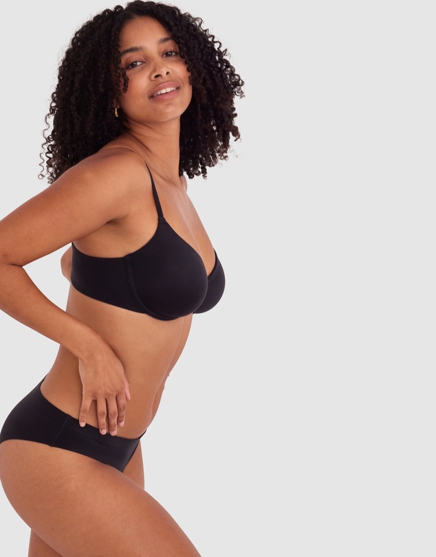 Bras N Things - Body Bliss Unlined Demi - Black