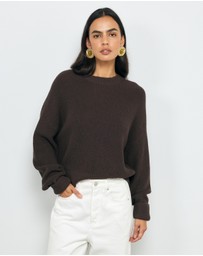 AERE - Cotton Cashmere Blend Relaxed Jumper