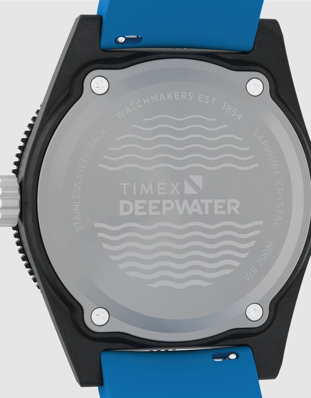 TIMEX - Deepwater Reef 200 43mm Synthetic Rubber Strap Watch