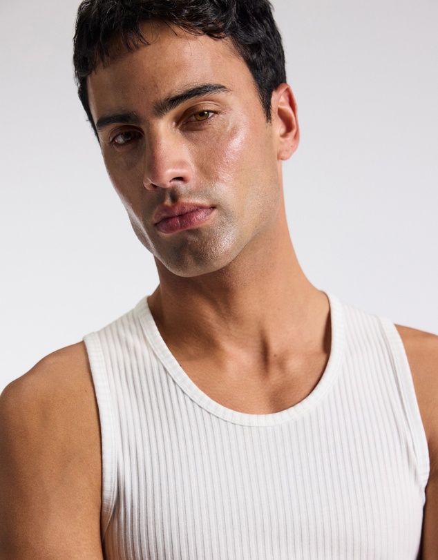 Calibre - Ribbed Tank White