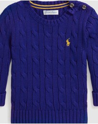 Polo Ralph Lauren - Cable-Knit Cotton Sweater - Babies