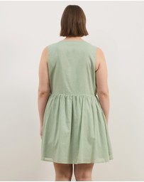 Atmos&Here Curvy - Dalia Cotton Voile Mini Dress