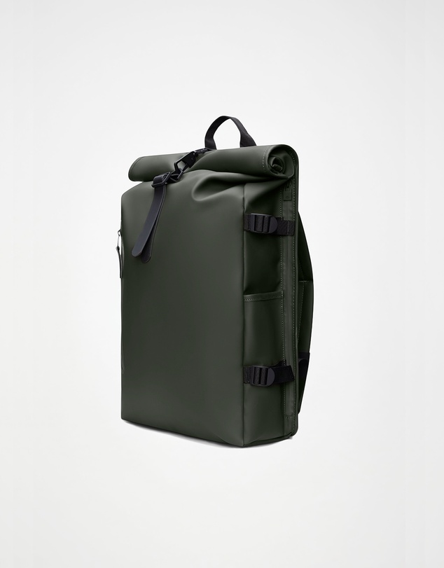 RAINS - Rolltop Rucksack Large Green