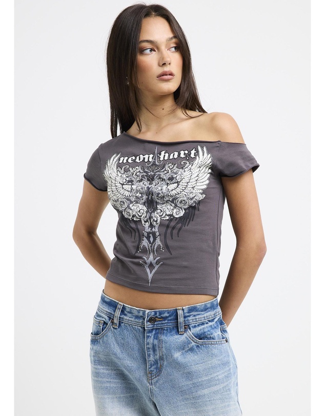 Neon Hart - Tattoo Top