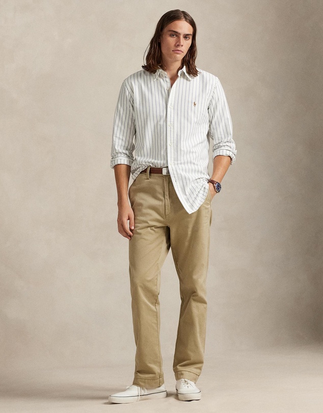Polo Ralph Lauren - ICONIC EXCLUSIVE - Custom Fit Striped Oxford Shirt