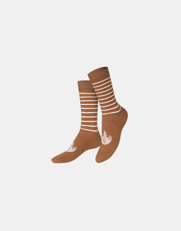 EAT MY SOCKS - Socks Caffe Latte