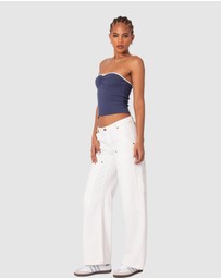 EDIKTED - Ayla Low Rise Carpenter Jeans