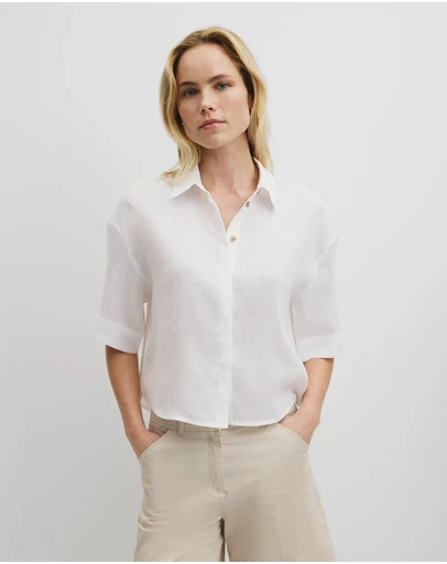 Country Road - Short Sleeve Linen Shirt