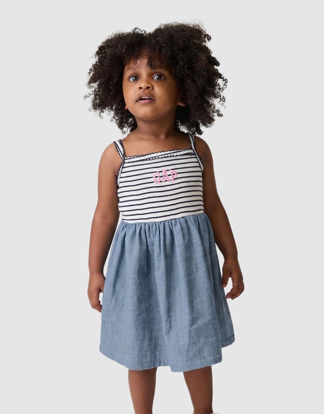 GAP - Sleeveless K2W Logo Dress - Babies-Kids