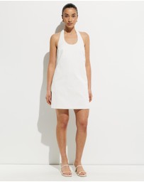 Calli - Tara Halter Twill Dress