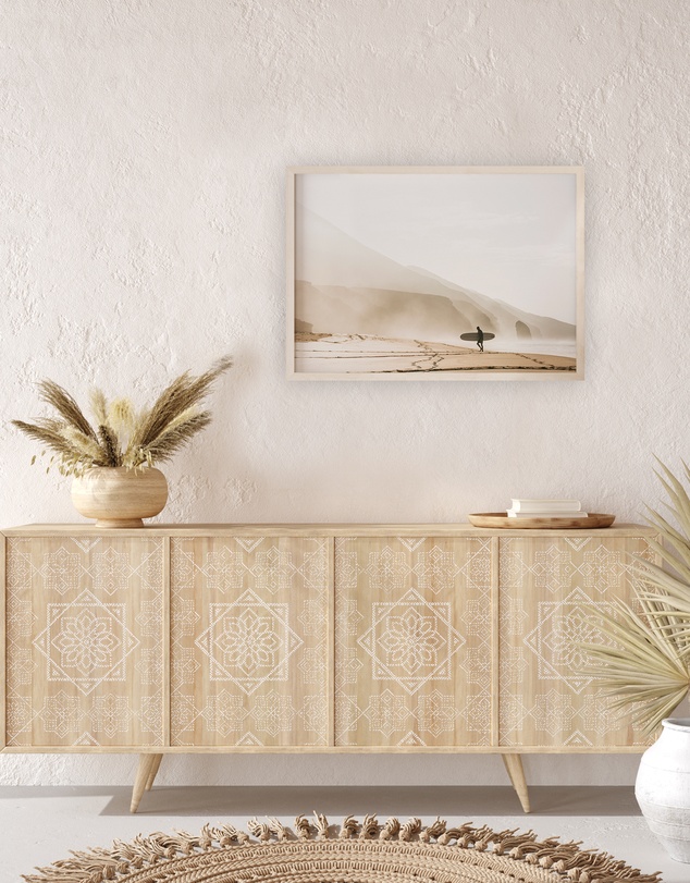 Olive et Oriel - Surf Mist Art Print