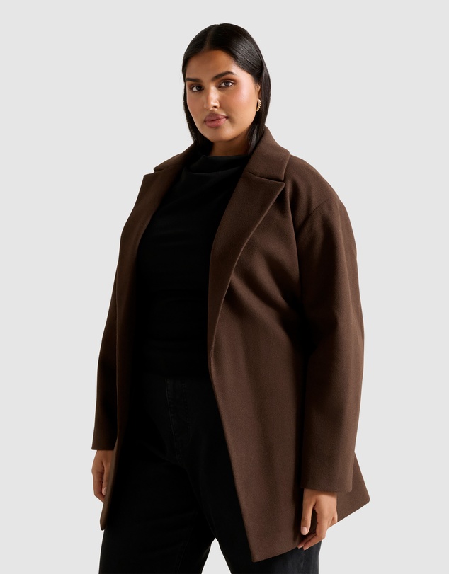 Forever New Curve - Adele Curve Wrap Coat