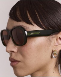 Damson Madder - Oversized Aviator Sunglasses
