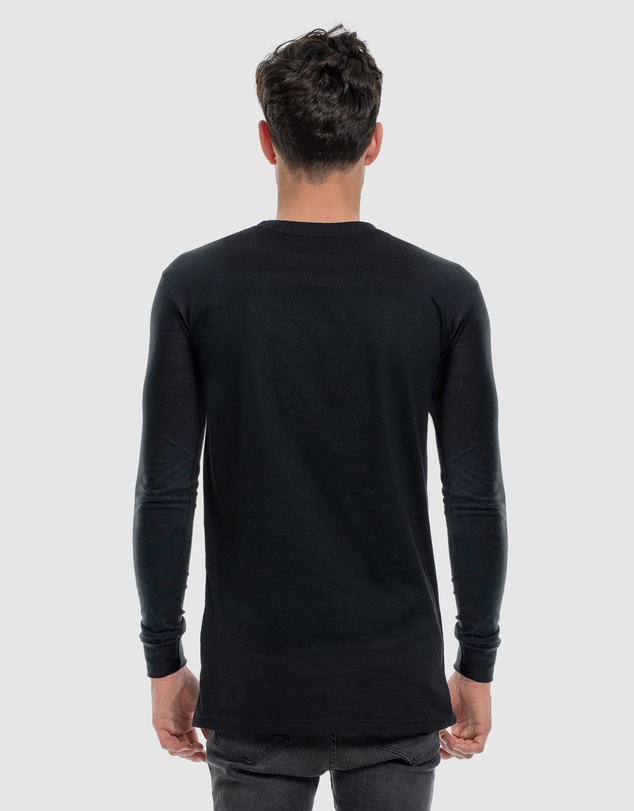 DVNT - Saxon Embroidery Long Sleeve Tee